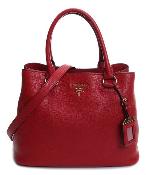 prada 1ba058 rosso|PRADA VITELLO PHENIX Handbag 1BA058 Calf Leather .